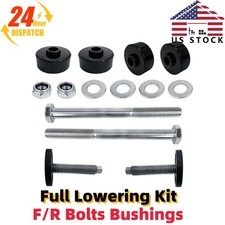 For 1997-2004 Chevrolet Corvette Vette C5 Full Lowering Kit F/R Bolts Bushing picture