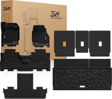 3W Floor Mats Cargo Liner Seat Back Mats 2025 2026 Ford Expedition Max 7 Seats picture