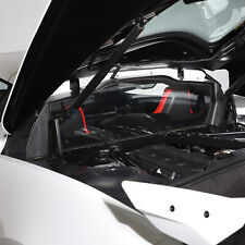 Matte Carbon Fiber Engine Bay Window Glass Side Trim Cover For Corvette C8 20-23 picture