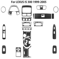 RHD 28Pcs Carbon fiber full interior trim set for Lexus IS/IS300 (1999–2005) picture