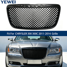 For Front Grille Grill 2011 2012 2013 2014 Chrysler 300 300C SRT Style Black picture