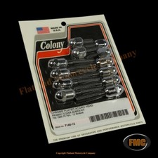 Colony 7146-12, Primary Cover Screw Kit, 1965-1970 Big Twins, Acorn Style picture