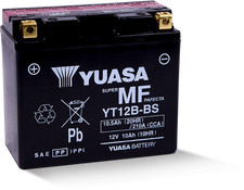 Yuasa YUAM6212B Maintenance Free 12V AGM Battery for Ducati Powersports picture