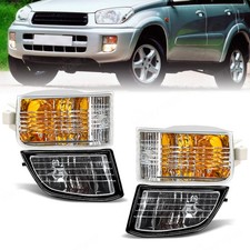 4 PCS For 2001-2003 Toyota Rav4 Front Fog Light Turn Signal Lamps kit Halogen picture