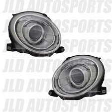 Pair Right Left Side Projector Headlight Lamp Assembly For 2012-2019 Fiat 500 picture