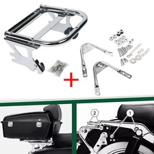 Quick Detach Trunk Pack Mount Rack Docking Hardware Kit For Harley Touring 97-08 picture