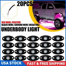 20PCS Purple Undercar LED Underglow Underbody System Light Neon Lamp Waterproof picture