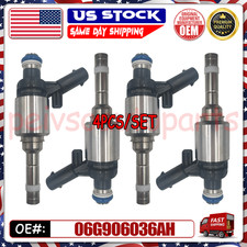 Set 4 Fuel Injectors 06G906036AH For Volkswagen Tiguan Beetle Passat 2018-2024 picture