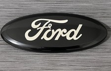 2005-2007 Ford F250 F350 Super Duty Front Grille Chrome Black Ford 9 Inch Emblem picture