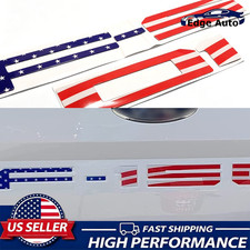 3D Rear Tailgate Badge For 2018-2020 F-150 Letter Emblem Black Red US Flag Style picture