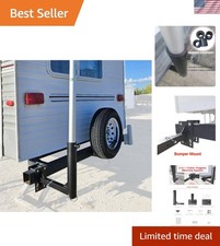 Durable Hitch and Bumper Mount for RV Starlink & Flag Poles - 17x3x16 Inches picture
