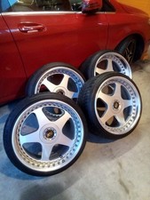 JDM 19-inch Koenig wheels excellent condition 5-hole deep rim 4-piece No Tires picture