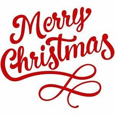 Happy Holidays Merry Christmas X-Mas die cut Vinyl car decal sticker picture