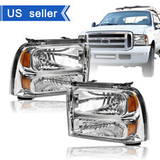 For 2005-2007 Ford F250 F350 F450 F550 Super duty Headlights 05 06 07 Headlamps picture