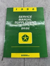 1998 Dodge BR/BE Service Manual Supplement OEM picture