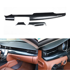 For Maserati Quattroporte 14-21 Carbon ABS Central Console Dashboard Panel Trim picture