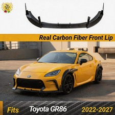 For 2022-2027 Toyota GR86 Real Carbon Fiber Front Bumper Lip Splitter Spoiler picture