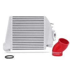 Mishimoto Top-Mount Intercooler Kit Fits Subaru WRX 2008-2014 Silver, Red picture