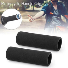 2Pcs Motorbike Motorcycle Anti Vibration Handle Bar Foam Comfort Slip Over Grips picture