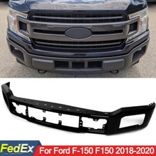 Fit 2018-2020 Platinum Ford F-150 Agate Black Front Bumper Cover Face Bar Steel picture