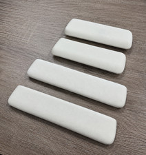 1965-1967 GM A-Body Front Rear Armrest Pads Chevelle El Camino GTO Skylark White picture