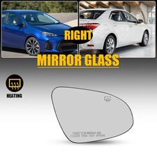 RH Passenger Side Heated Mirror Glass For 2014-2019 Toyota Corolla 87931-02F90 picture