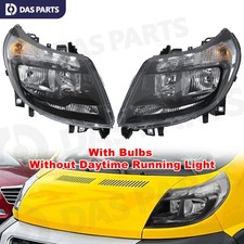 Pair Halogen Headlight Headlamp For 2014-2022 Dodge Ram Promaster 1500 2500 3500 picture