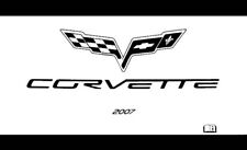 2007 Chevrolet Corvette Owners Manual User Guide picture