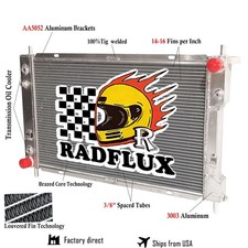13103 Aluminum Radiator Fit 2010-17 Chevy Equinox GMC Terrain 2.4 3.0 3.6L L4 V6 picture