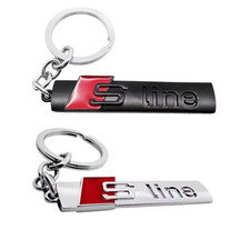 Car Key Chain Ring Auto Emblem Keyring Accessories for Audi Sline  picture
