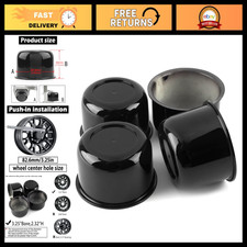 4Pcs Push Through Trailer Wheel Center Cap 3.25