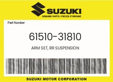 Suzuki Genuine Arm Set, Rr Suspension - 61510-31810 picture