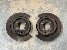 98-04 Chevy S10 Blazer Rear Brake Backing Plates G-Body 7.5 7.65 Rear Disc Swap picture