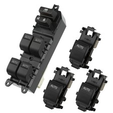 4-Piece Set of Left-Hand Drive Power Window Switches for 2013-2021 Toyota Tundra picture