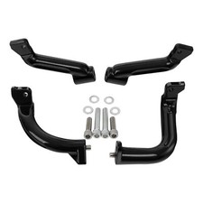 Driver Floorboard Footboard Mount Bracket Kit Fit For Harley Touring 17-23 Black picture