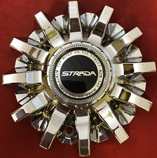 ONE LIKE NEW Strada Wheels Chrome Custom Wheel Center Cap Caps # CS420-C6P 10396 picture