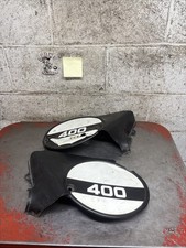 Vintage Suzuki Tm400 Tm 400 Moto Cross Number Plates Side Covers Oem picture