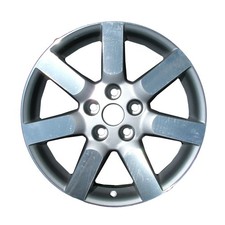 62422 Factory OEM Used wheel 17 X 7 Bright Sparkle Silver w/Machined picture