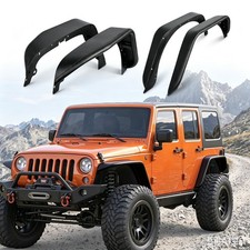 Heavy Duty Steel Tube Fender Flares Front Rear For 07-18 Jeep Wrangler JK JKU picture