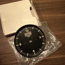 Porsche 911 912 ‘68-‘89 VDO Heuer Clock metal Faceplate  picture