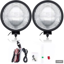 FL7091 Fit for 1997-2006 Wrangler tj off-road Pair Front Fog Lights Lens Bumper picture
