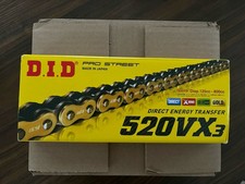 Did 520 VX3 x Ring Chain for Street ATV Off Road Fits Up to 800cc 140 Links picture