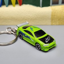 Fits Mitsubishi Eclipse Green F&F Mini Custom Car Key chain  picture