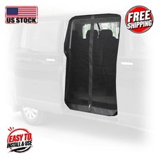 VW VANAGON 1979-1993 Mosquito Net w/Magnet Sliding Door Polyester Black picture