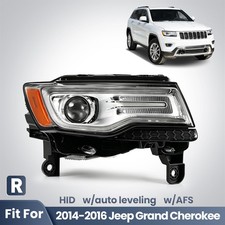 For 2014-2016 Jeep Grand Cherokee HID Projector Headlight W/ AFS Right Passenger picture