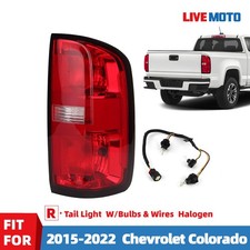 For 2015-2022 Chevy Colorado Halogen Taillight W/Bulbs & Wire Right Passenger RH picture