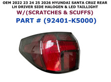 OEM 2022-2026 Hyundai Santa Cruz rear left side HALOGEN & LED taillight picture