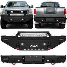 VIJAY Front/Rear Bumper For 2004-2015 Nissan Titan with Winch Plate & LED Lights picture