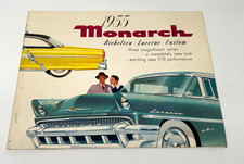 Vtg 1955 Monarch Sales Brochure Catalog Richelieu Lucerne Custom Canadian Ford picture