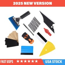 29Pc Car Window Tint Kit Vehicle Glass Protective Film Wrapping Installation Set picture